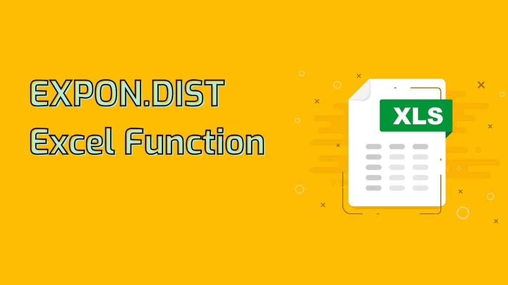 EXPON.DIST Excel Function