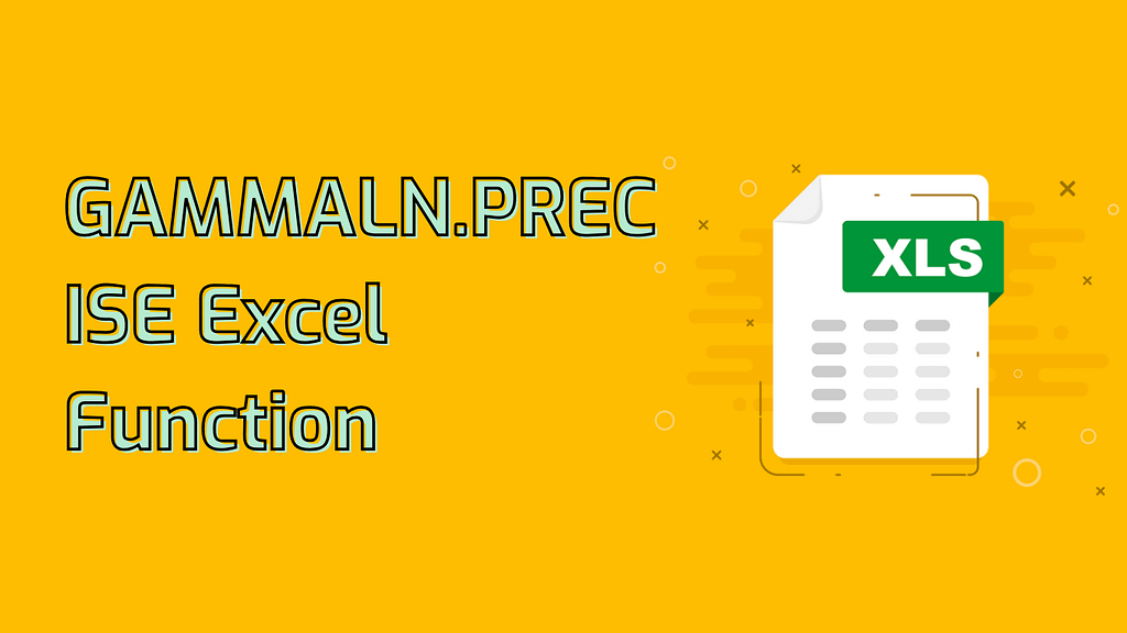 GAMMALN.PRECISE Excel Function