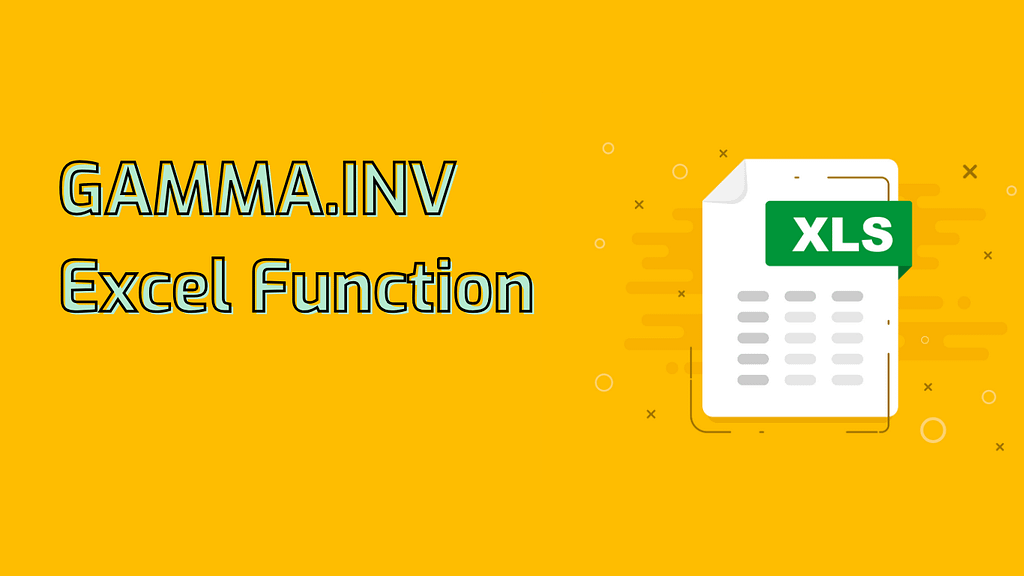 GAMMA.INV Excel Function