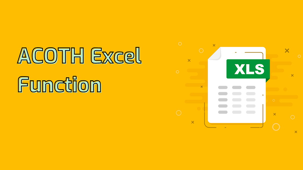 ACOTH Excel Function