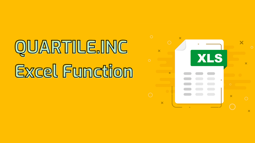 QUARTILE.INC Excel Function