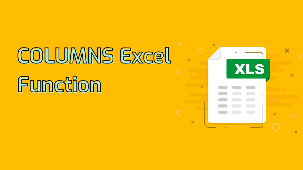COLUMNS Excel Function
